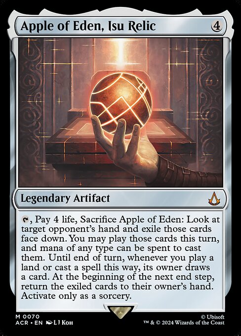 Apple of Eden, Isu Relic - ACR - 70