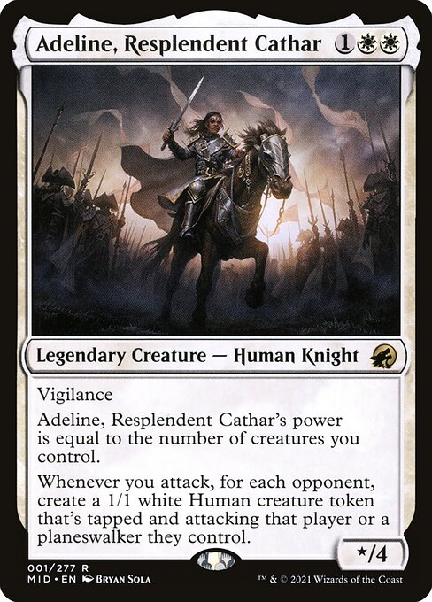 Adeline, Resplendent Cathar (Foil) - MID - 1