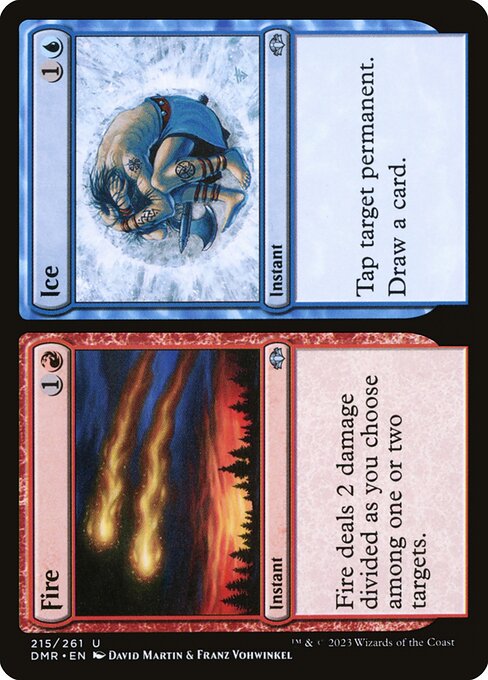 Fire // Ice (Foil) - DMR - 215
