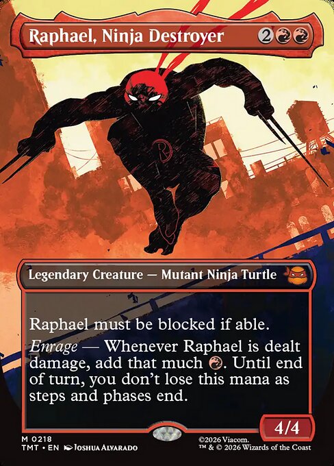 Raphael, Ninja Destroyer (Borderless) - TMT - 218