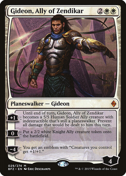 Gideon, Ally of Zendikar - BFZ - 29