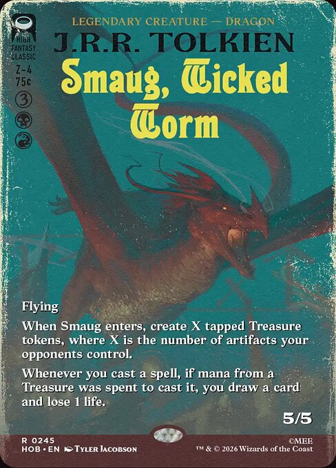 Smaug, Wicked Worm (Borderless) - HOB - 245