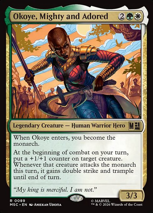 Okoye, Mighty and Adored - MSC - 89