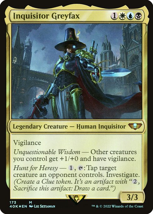 Inquisitor Greyfax (Foil) - 40K - 173