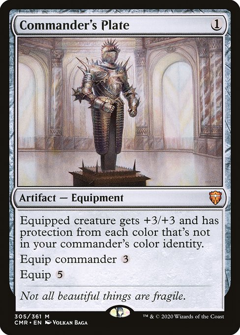 Commander's Plate - CMR - 305