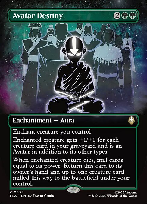 Avatar Destiny (Borderless) (Foil) - TLA - 333