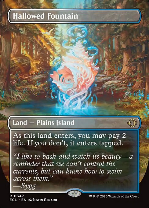 Hallowed Fountain (Borderless) - ECL - 347