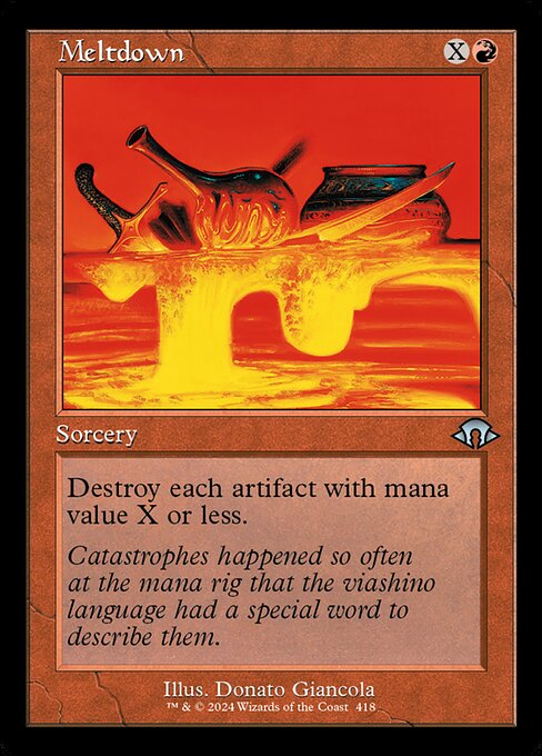 Meltdown (Retro Frame) (Foil) - MH3 - 418