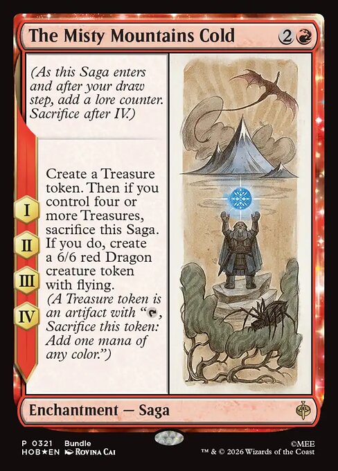 The Misty Mountains Cold (Foil) - HOB - 321