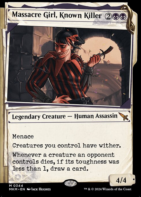 Massacre Girl, Known Killer (Showcase) - MKM - 344