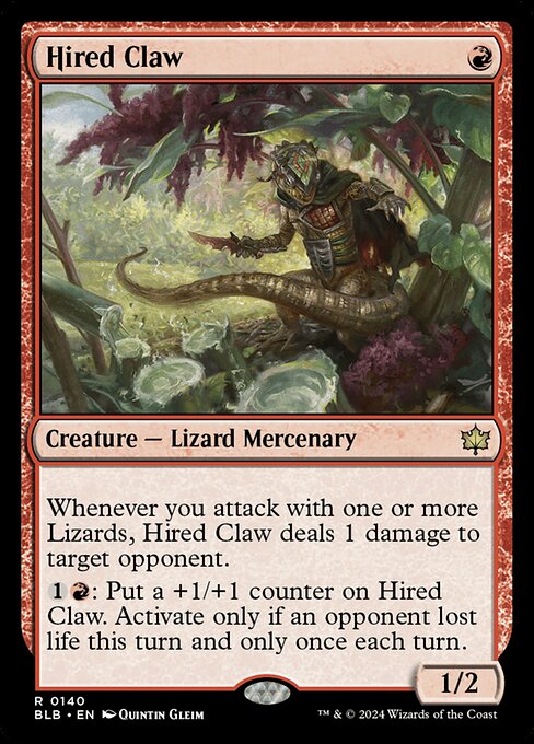 Hired Claw - BLB - 140