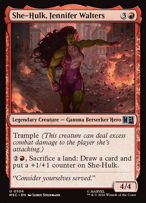 She-Hulk, Jennifer Walters - MSC - 554