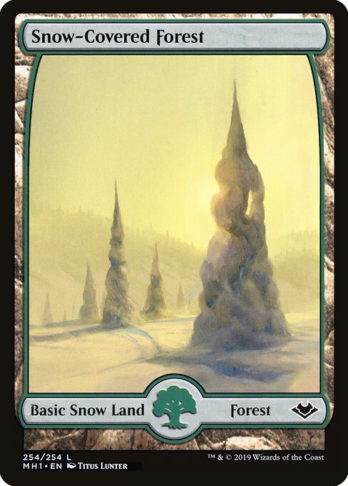 Snow-Covered Forest (Foil) - MH1 - 254