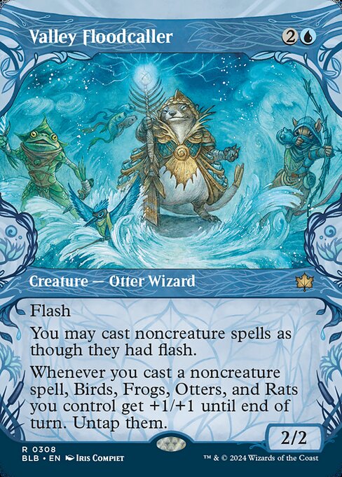 Valley Floodcaller (Showcase) (Foil) - BLB - 308