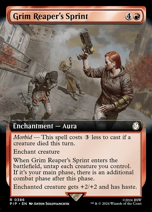 Grim Reaper's Sprint (Extended Art) (Foil) - PIP - 386
