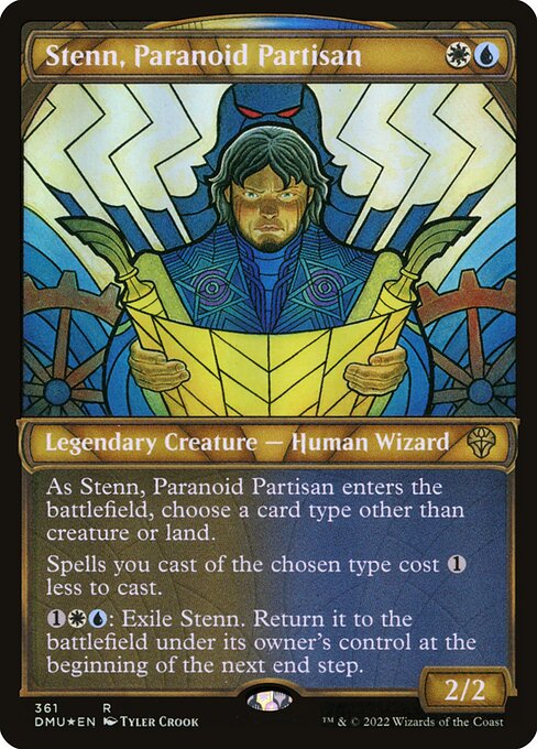 Stenn, Paranoid Partisan (Textured Foil) - DMU - 361