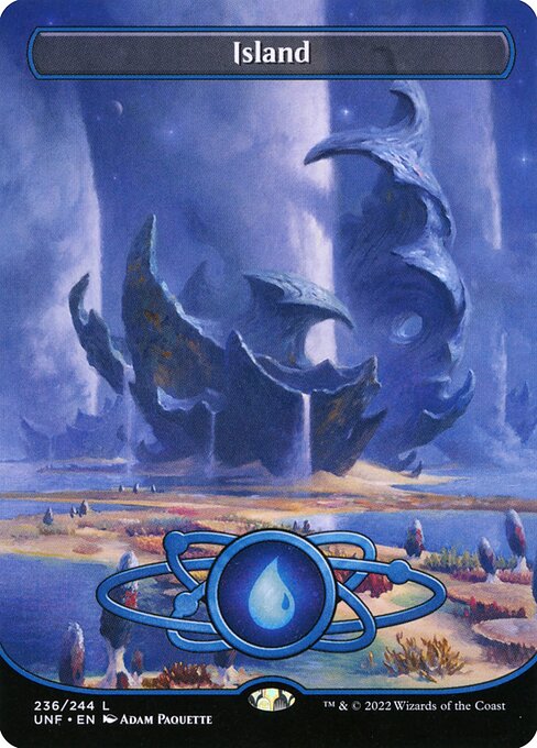 Island (236) (Borderless) (Foil) - UNF - 236