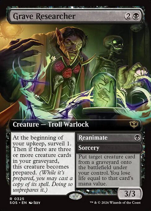 Grave Researcher (Extended Art) - SOS - 325