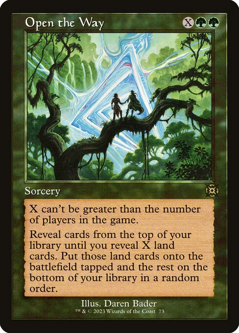 Open the Way (Retro Frame) - MAT - 73