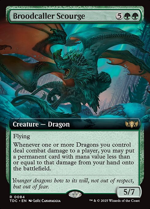 Broodcaller Scourge (Extended Art) - TDC - 84