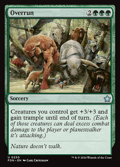 Overrun (Foil) - FDN - 230