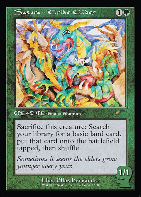 Sakura-Tribe Elder (2518) (Foil) - SLD - 2518