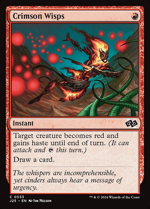 Crimson Wisps - J25 - 533