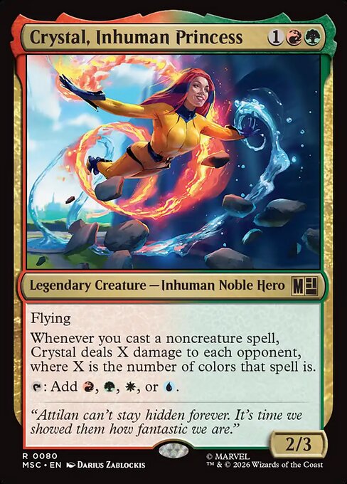 Crystal, Inhuman Princess - MSC - 80