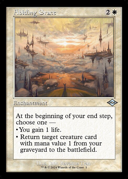Abiding Grace (Retro Frame) (Foil) - H2R - 1