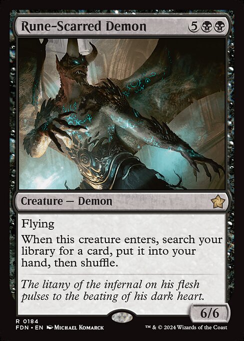 Rune-Scarred Demon - FDN - 184