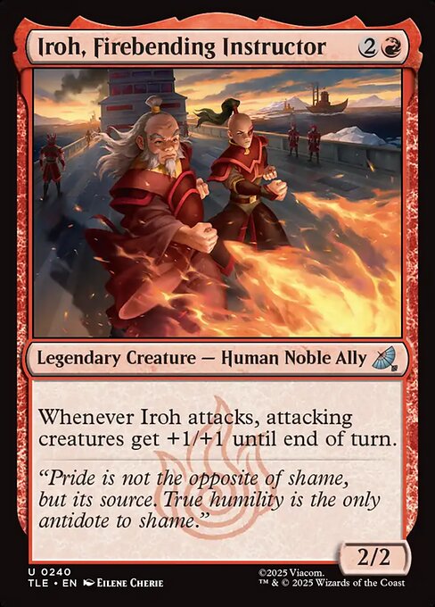 Iroh, Firebending Instructor (0240) (Foil) - TLE - 240