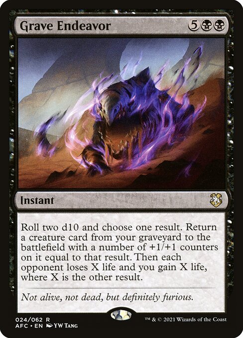 Grave Endeavor - AFC - 24