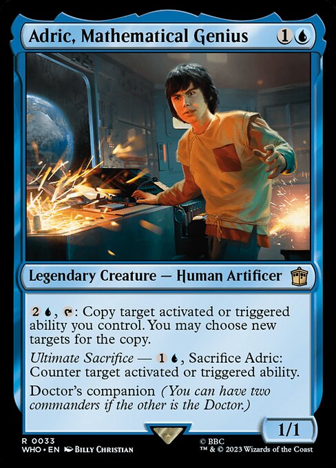 Adric, Mathematical Genius - WHO - 33
