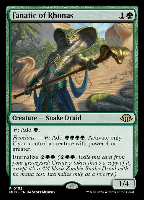 Fanatic of Rhonas (Foil) - MH3 - 152
