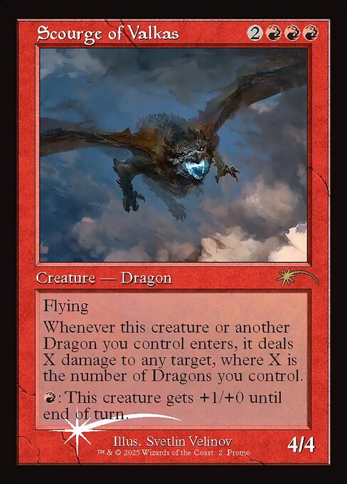 Scourge of Valkas (Retro Frame) (Foil) - PF25 - 14