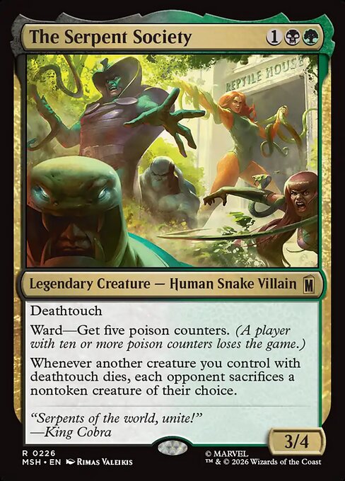 The Serpent Society (Foil) - MSH - 226