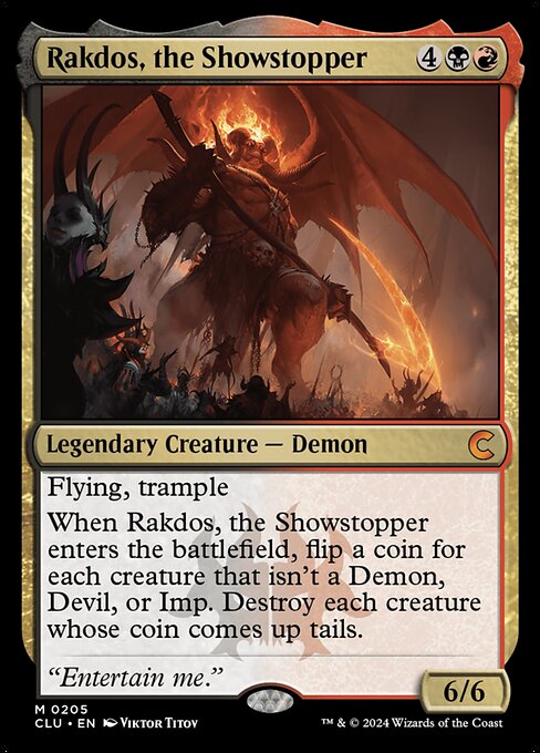 Rakdos, the Showstopper - CLU - 205