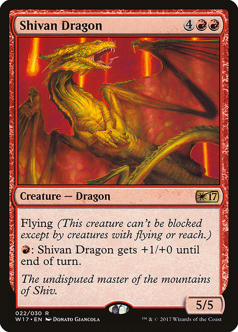 Shivan Dragon - W17 - 22