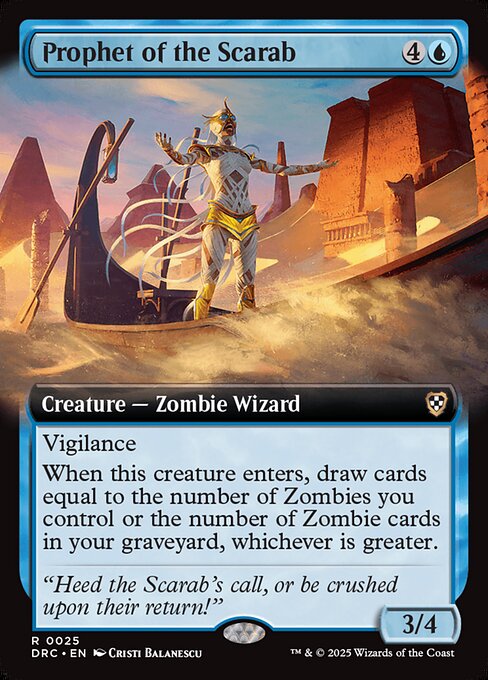 Prophet of the Scarab (Extended Art) - DRC - 25