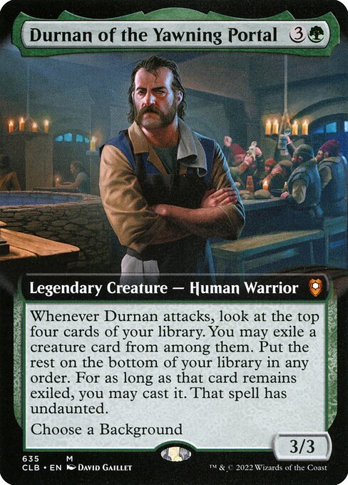 Durnan of the Yawning Portal (Extended Art) - CLB - 635