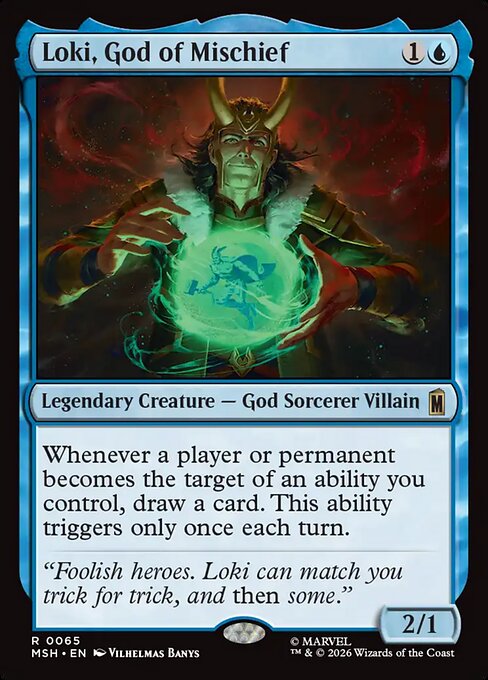Loki, God of Mischief (Foil) - MSH - 65