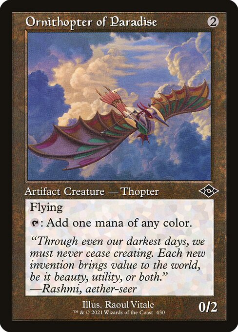 Ornithopter of Paradise (Retro Frame) (Foil) - MH2 - 430