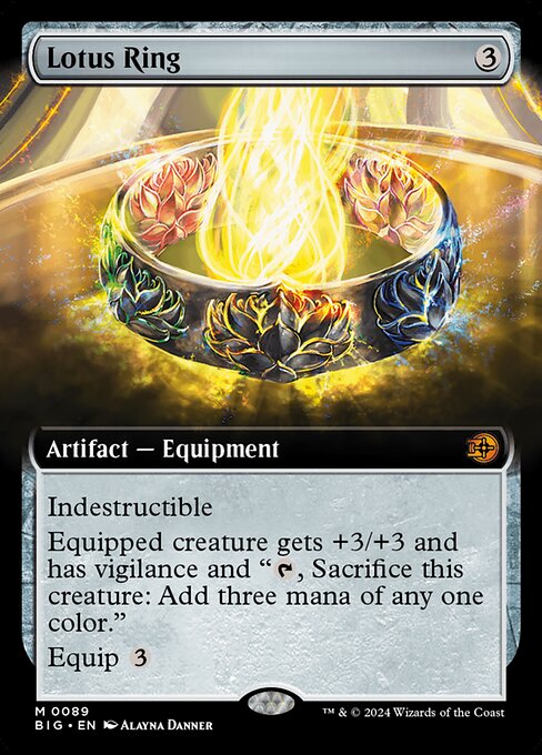Lotus Ring (Extended Art) - BIG - 89