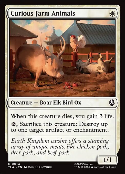Curious Farm Animals (Foil) - TLA - 14