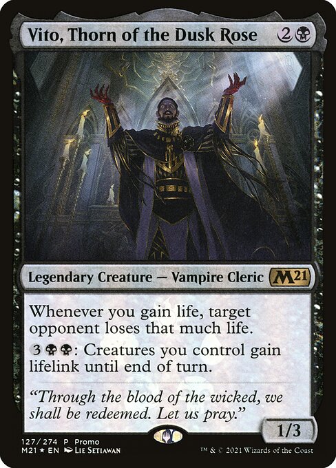 Vito, Thorn of the Dusk Rose (Foil) - PM21 - 127★