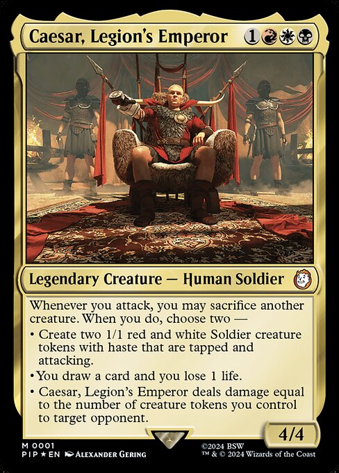 Caesar, Legion's Emperor (Foil) - PIP - 1
