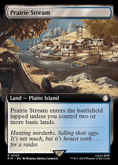 Prairie Stream (Extended Art) (Foil) - PIP - 503