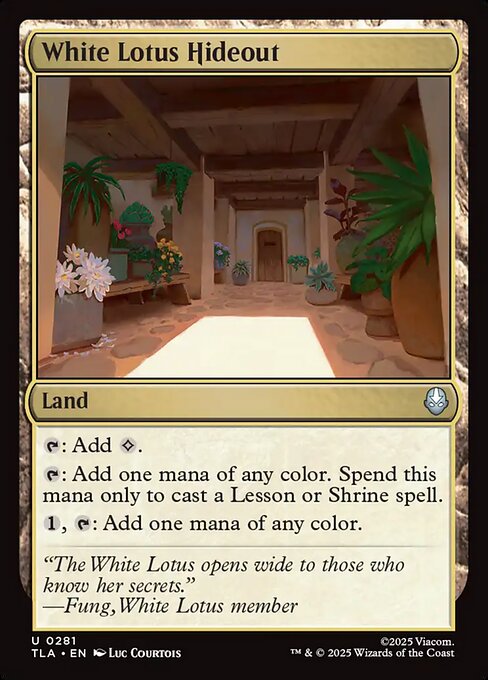 White Lotus Hideout (Foil) - TLA - 281