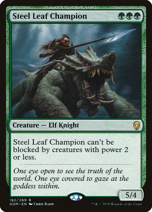 Steel Leaf Champion (Foil) - DOM - 182