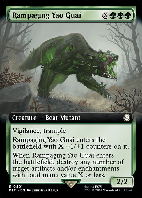 Rampaging Yao Guai (Extended Art) - PIP - 401